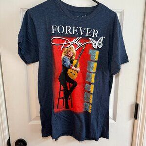 Forever Dolly Graphic Tee - Navy